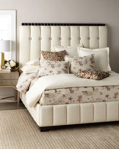 John-richard Collection Horizon King Platform Bed In Ivory