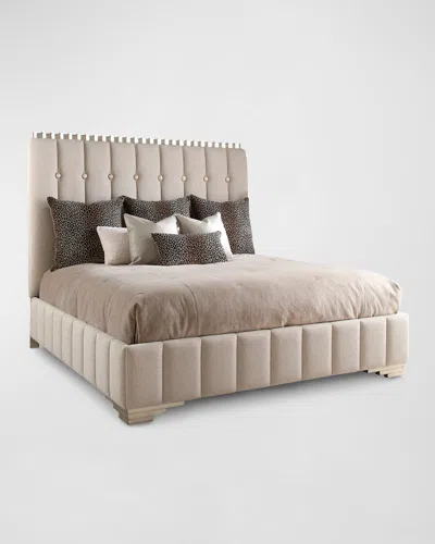 John-richard Collection Horizon Silver King Bed In Brown