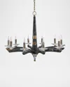 John-richard Collection Inverness 10-light Marble Chandelier, 53" Round