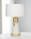 John-richard Collection Melted Table Lamp In White
