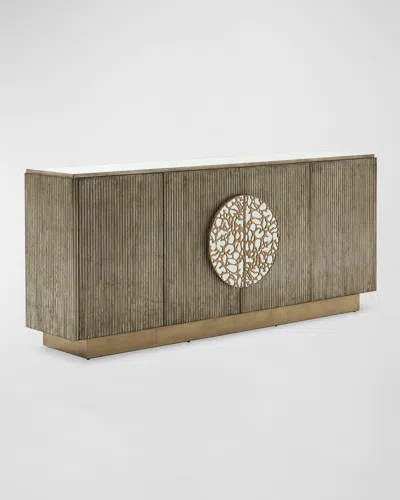 John-richard Collection Moon Shadow 4-door Credenza In Brown