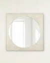 John-richard Collection Oculus Mirror In White