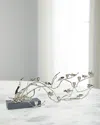 John-richard Collection Orchids In Bloom 6-candle Candleholder In Silver