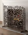 John-richard Collection Organic Bronze Fireplace Screen In Bronze