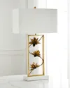 John-richard Collection Pianta Table Lamp In Gold