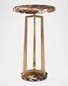 John-richard Collection Pinnacle Side Table In Brown
