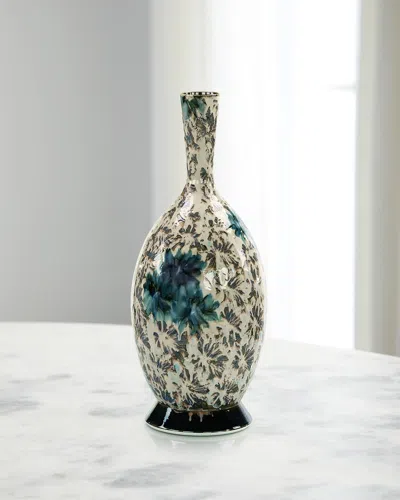 John-richard Collection Porcelain Gardens Vase, Large In White