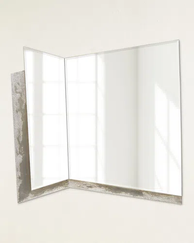 John-richard Collection Quinn Wall Mirror In Transparent