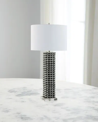 John-richard Collection Ralado 32" Table Lamp In Silver