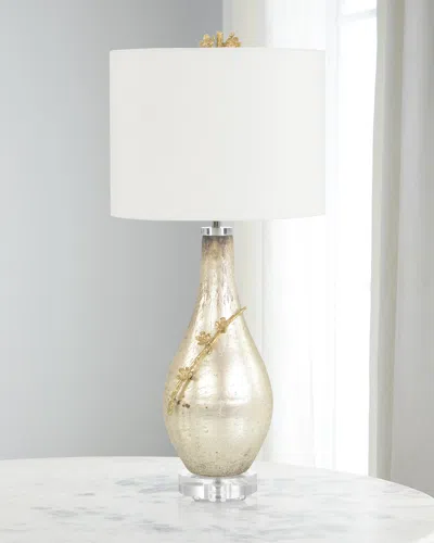 John-richard Collection Sakura Table Lamp In Gold