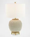 John-richard Collection Salt Flats 27" Table Lamp In White