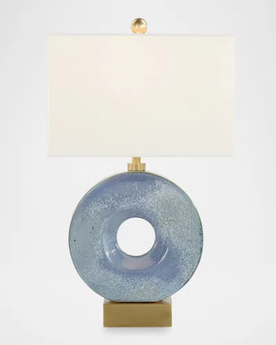 John-richard Collection Seaside Retreat 27" Table Lamp In Blue