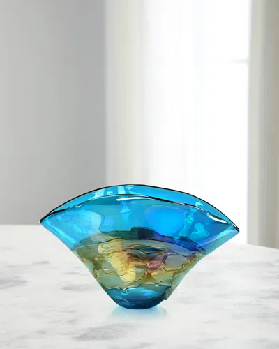 John-richard Collection Serene Sea Bowl In Blue