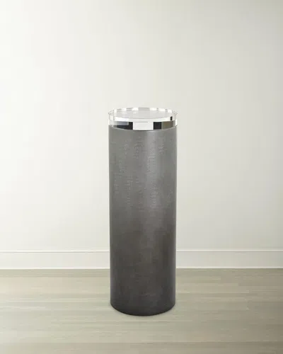John-richard Collection Serpent Pedestal, Small In Gray
