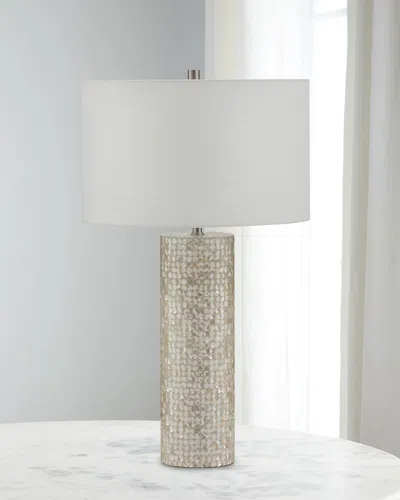 John-richard Collection Speranza Table Lamp In Gray