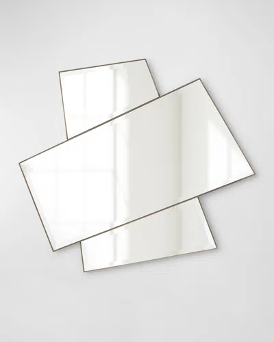 John-richard Collection Strato 53" Wall Mirror In Gold