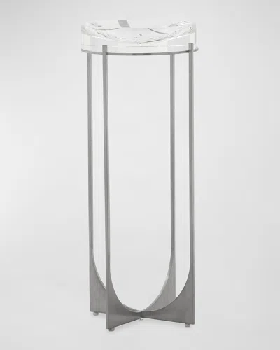 John-richard Collection Svelte Tall Martini Table In Gray