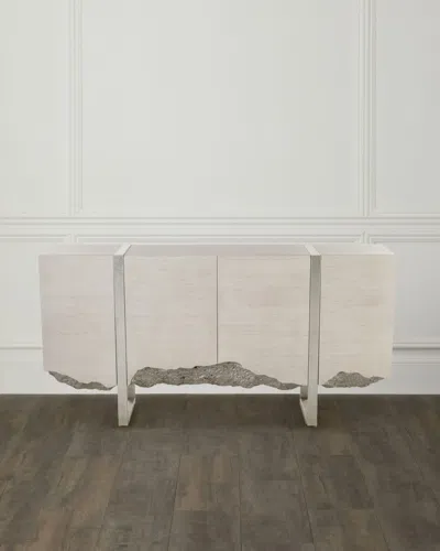 John-richard Collection Terreno Four-door Credenza In Neutral