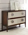 John-richard Collection Tiza Two-drawer Chest In Dark Brown /stone
