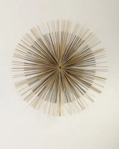 John-richard Collection Tonal Star Burst Wall Decor In Gold