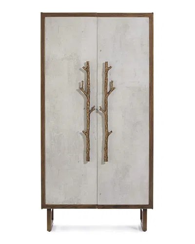 John-richard Collection Wes Hallwood Tall Cabinet In Brown