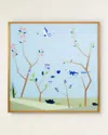 John-richard Collection Wonderland Giclee In Blue