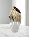 John-richard Igneous Vase In Silver