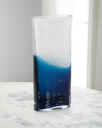 John-richard Ocean Mist Vase, Large In Blue