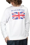 John Richmond - Sweatshirt White Optical Ump22023fe In White