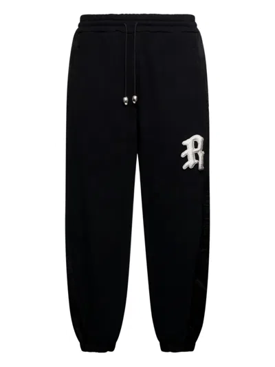 John Richmond Appliqué Drawstring Track Pants In Black