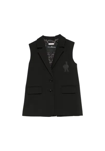 John Richmond Kids' Bambin Vest  Rgp26062gc In Black