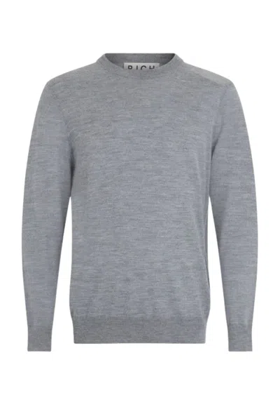 John Richmond Batting Sweater In Gray