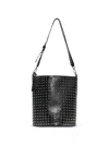 John Richmond 스터드 버킷 백 In Black