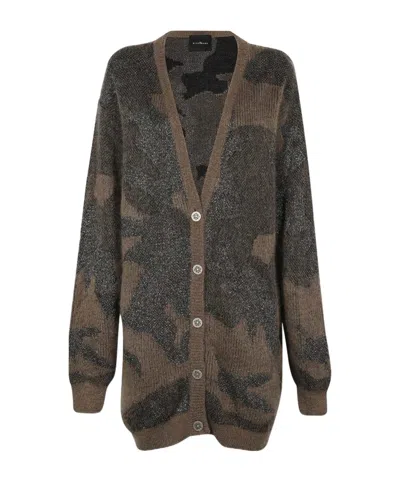 JOHN RICHMOND BUTTON KNITTED CARDIGAN