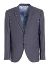 John Richmond Button Long Sleeve Jacket In Gris
