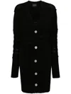 John Richmond Cable-knit Detailed Midi Cardigan In Multi