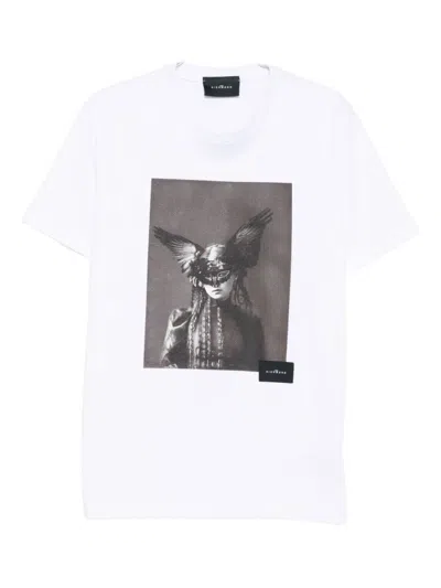 John Richmond Classic White T-shirt With Minimalist Design