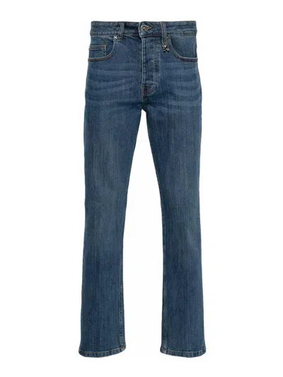 JOHN RICHMOND COTTON SLIM JEANS WITH LOGO