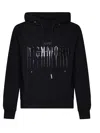 JOHN RICHMOND COTTON SWEATSHIRT WITH HOOD