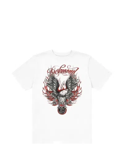 John Richmond Cotton T-shirt In White