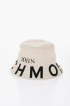 John Richmond Cotton Twill Silia Bucket Hat With Maxi Logo
