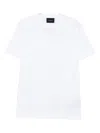 John Richmond Crew-neck Cotton T-shirt In White