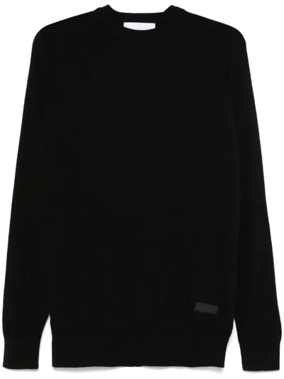 JOHN RICHMOND CREW NECK WOOL BLEND SWEATER 