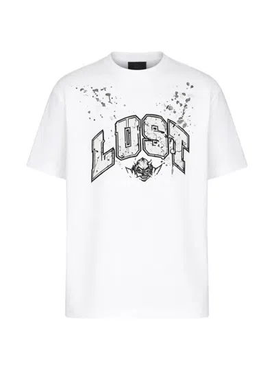 John Richmond Crew-neck T-shirt In White