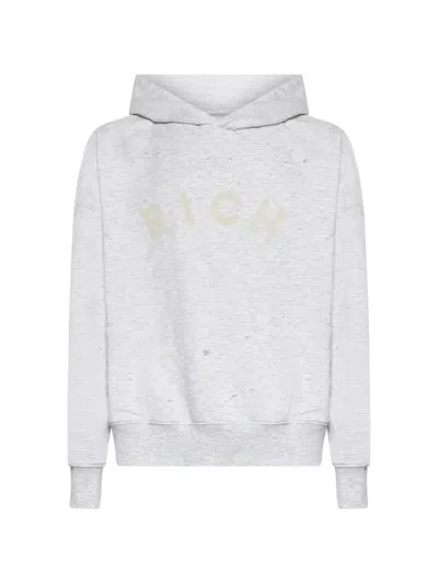 John Richmond Distressed Hoodie In Gray