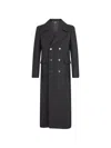 John Richmond Double-breasted Coat In 블랙