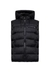 John Richmond Down Padded Vest Jacket Berom In Black