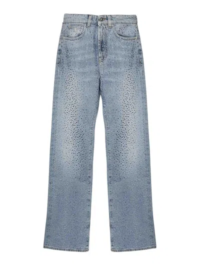 John Richmond Flare Jeans In Blue