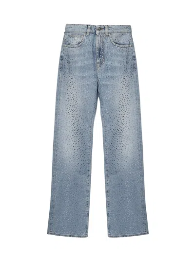 John Richmond Flare Jeans With Rhinestones