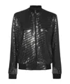 John Richmond Full Zipper Casual Jacket In Black